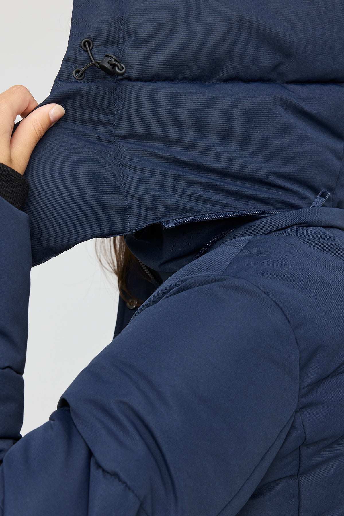 Alt View 4. City Maxi Puffer - Navy