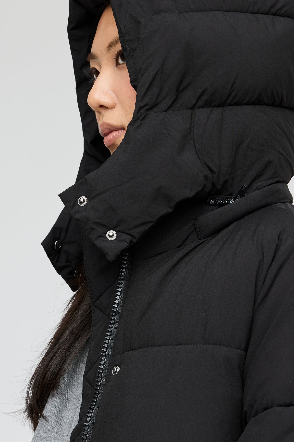 Alt View 3. All Day Maxi Puffer Jacket - Black