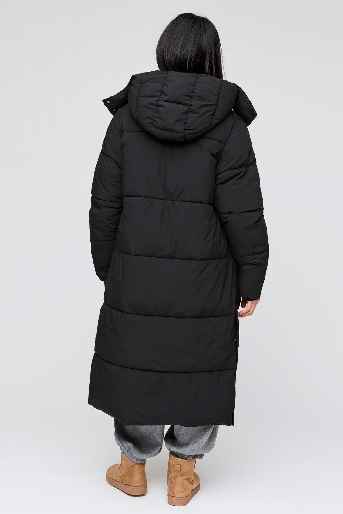 Alt View 4. All Day Maxi Puffer Jacket - Black