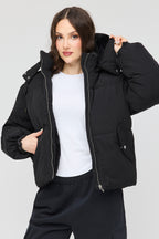 Blouson bouffant Cozy Lux court doublé de similifourrure