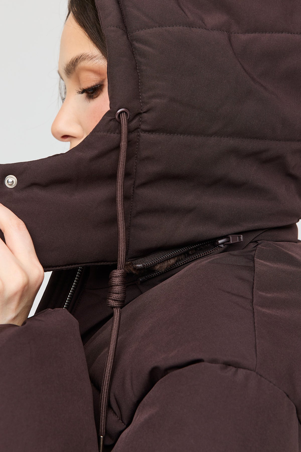 Vue alternative 4. Blouson bouffant Cozy Lux court doublé de similifourrure