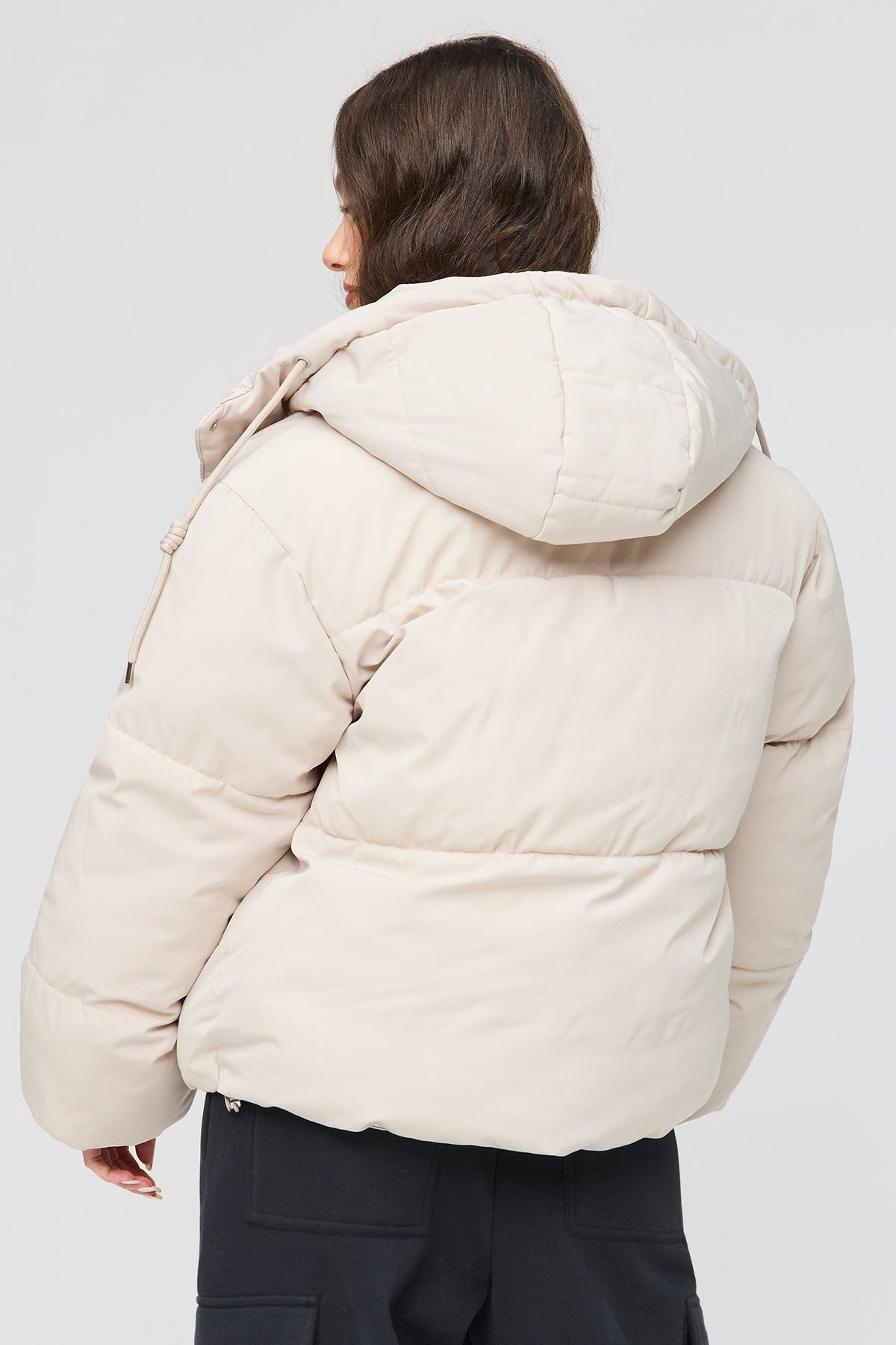 Vue alternative 2. Blouson bouffant Cozy Lux court doublé de similifourrure
