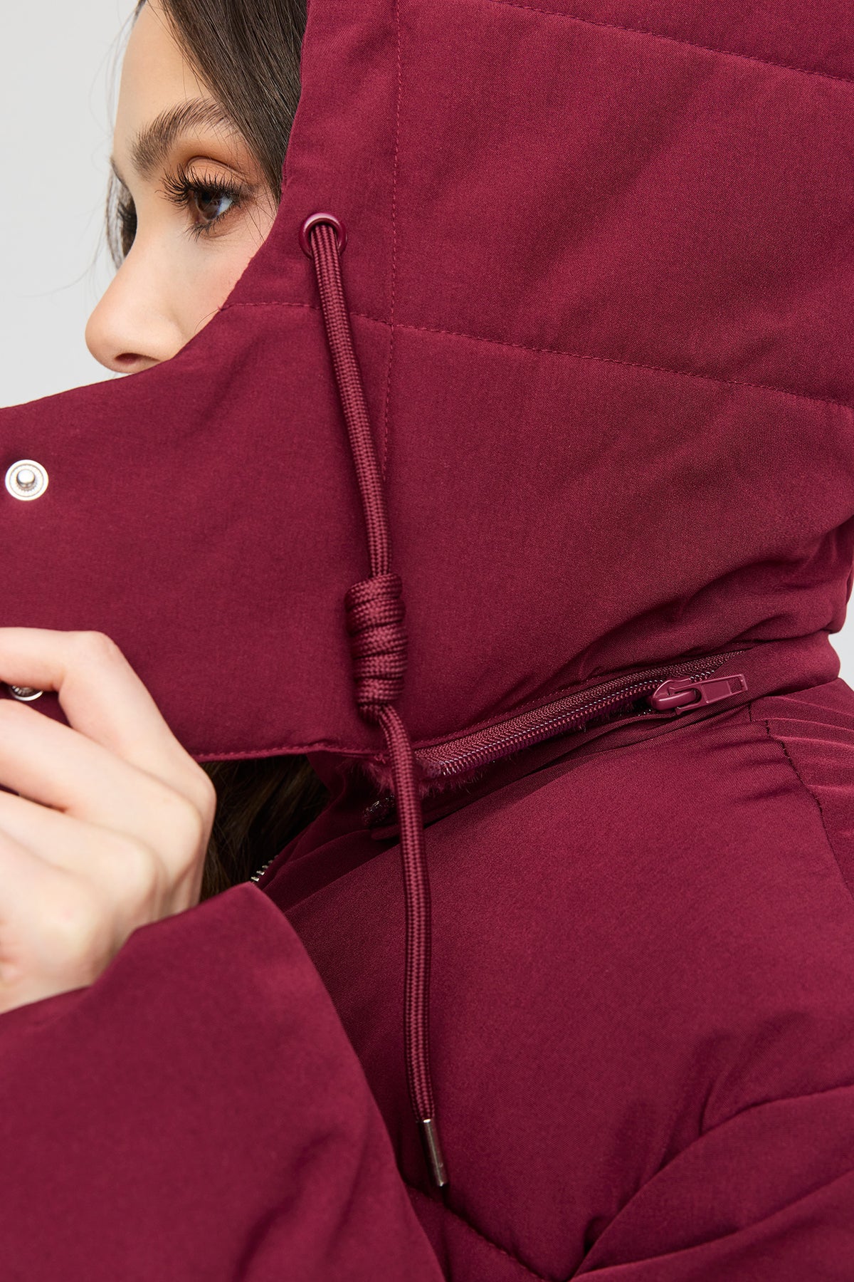 Vue alternative 4. Blouson bouffant Cozy Lux court doublé de similifourrure