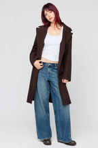 Buttoned Midi Coat