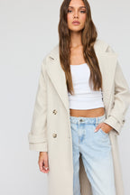 Double Breasted Midi Coat