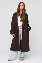 Double Breasted Midi Coat