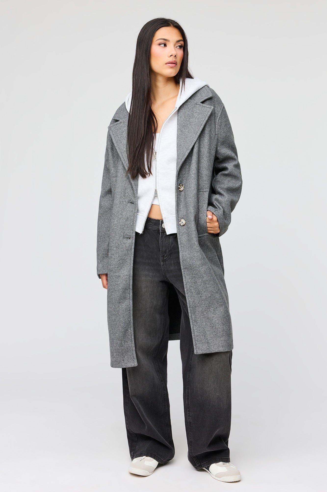 Faux Wool Coat – Urban Planet