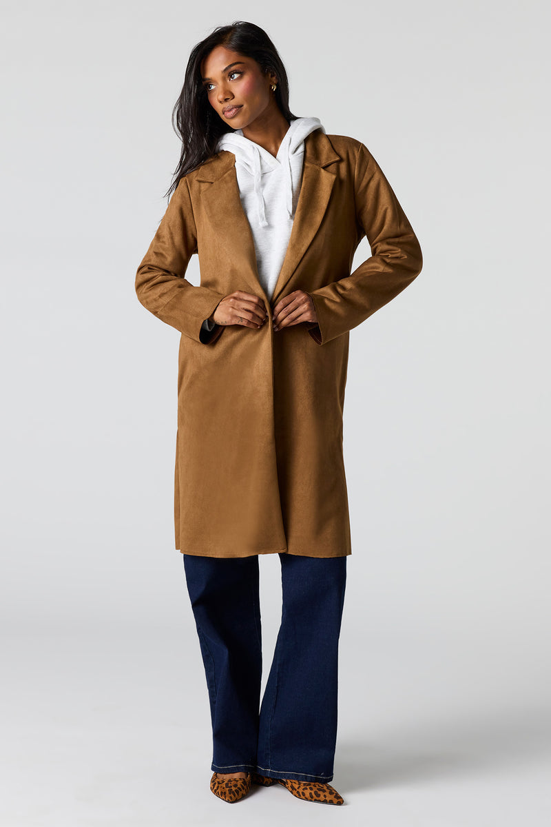 Manteau en similisuède