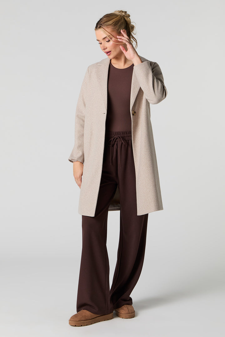 Single Button Wool Coat – Urban Planet