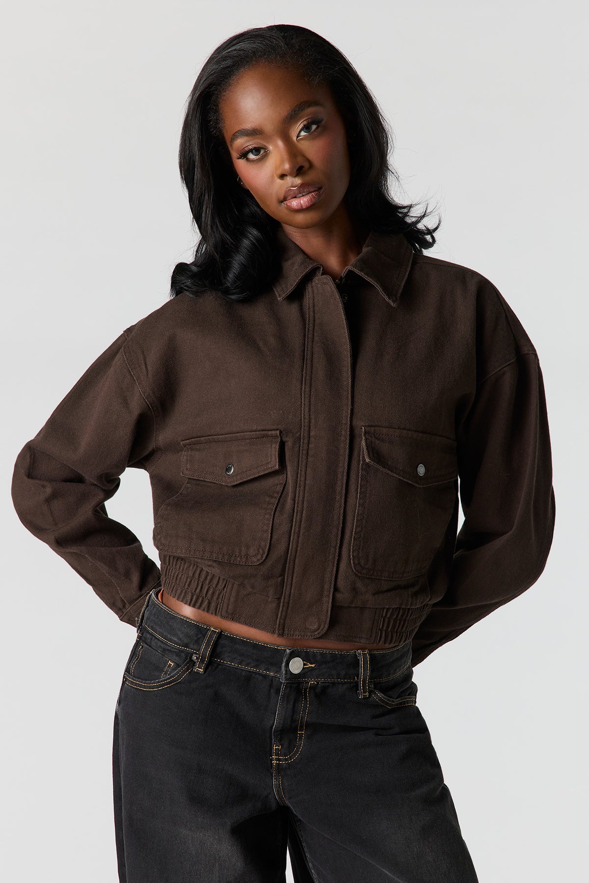 Vue alternative 4. Blouson avec col