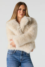 Faux Fur Collared Jacket