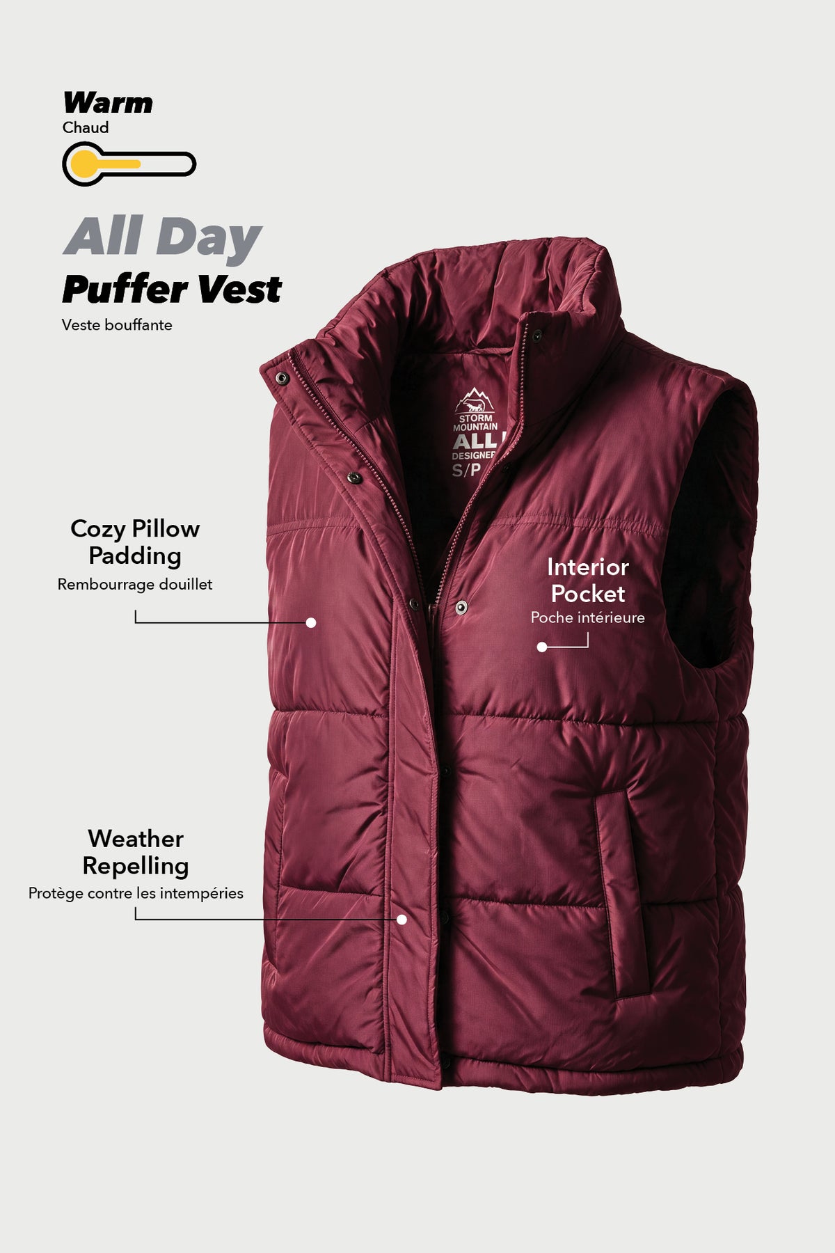 Vue alternative 4. Veste bouffante All Day
