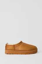 Faux Suede Slipper Booties