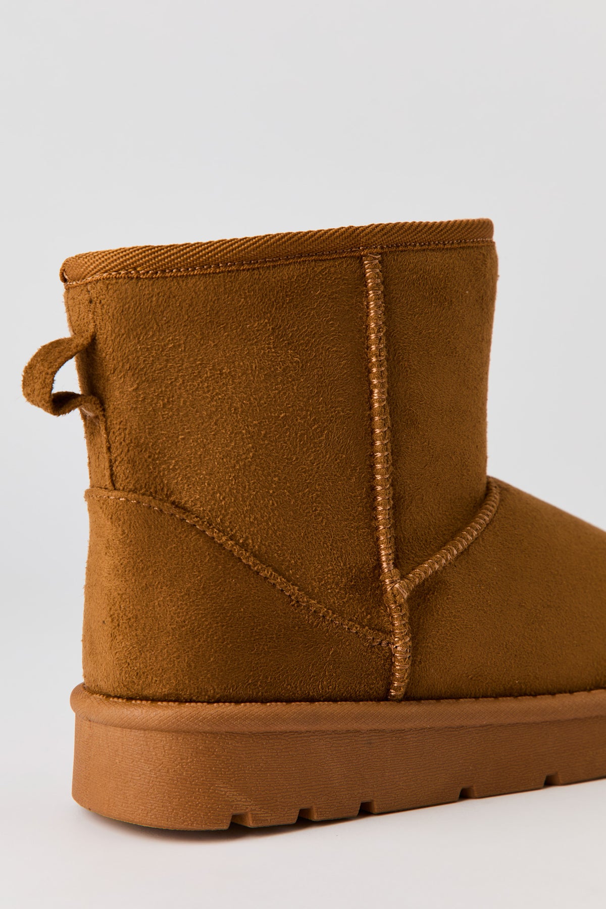 Alt View 3. Faux Suede Booties - Tan