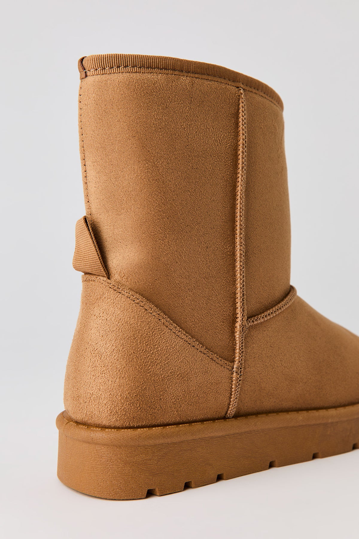 Alt View 3. Faux Suede Boots - Tan