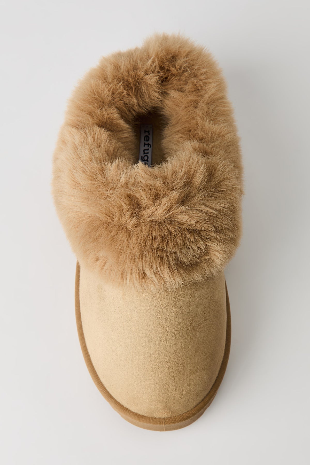 Alt View 3. Faux Fur Platform Bootie - Natural