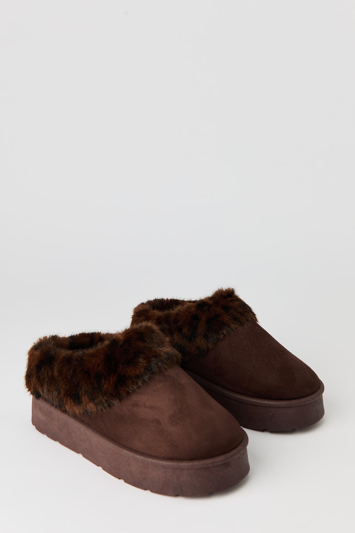 Alt View 2. Faux Fur Platform Bootie - Brown