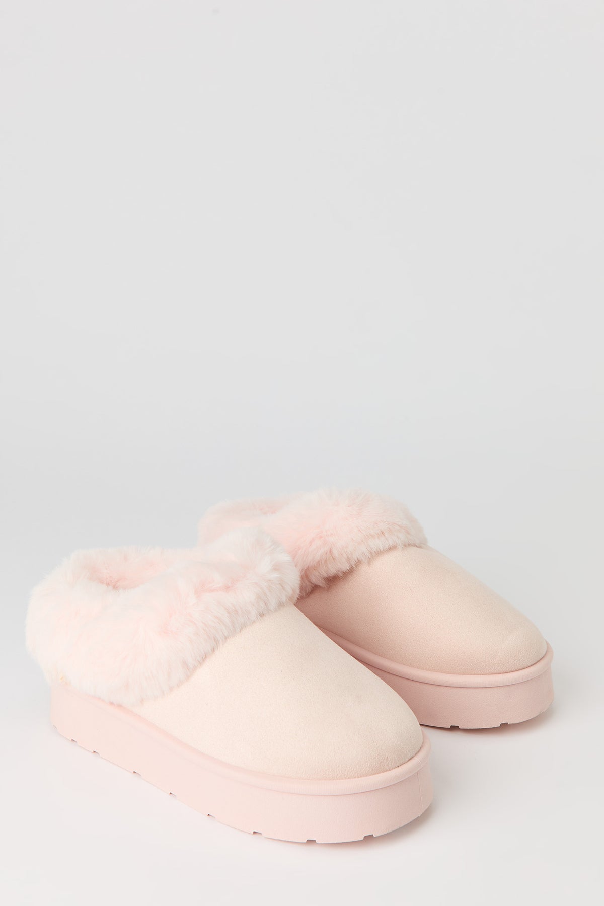 Alt View 2. Faux Fur Platform Bootie - Light Pink