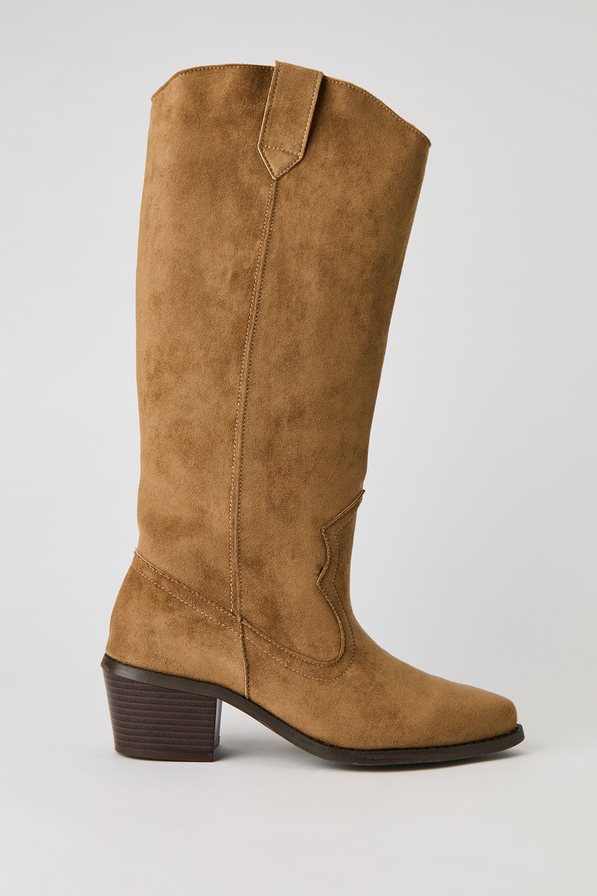 Knee High Cowboy Boot - Natural