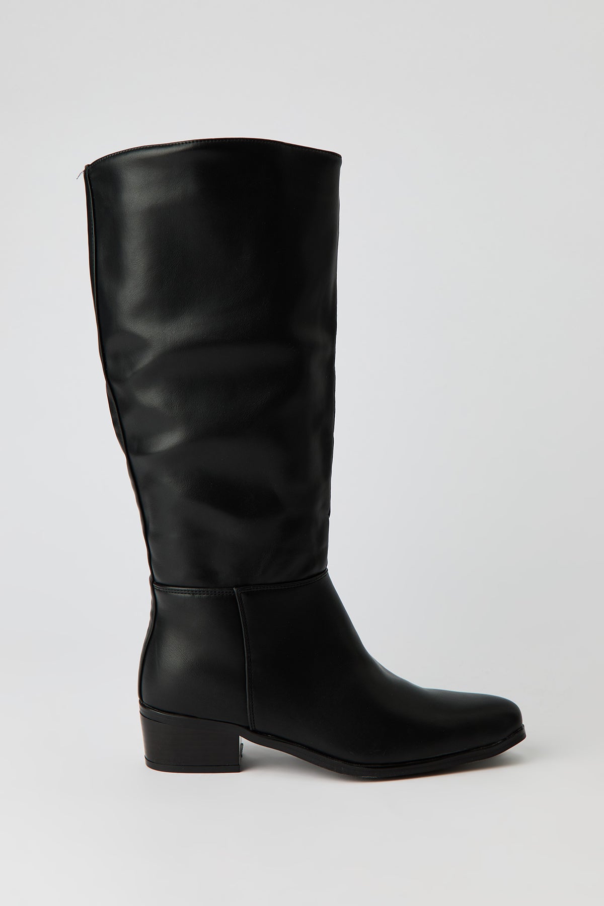 Bottes au genou en similicuir