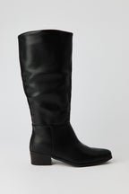 Bottes au genou en similicuir