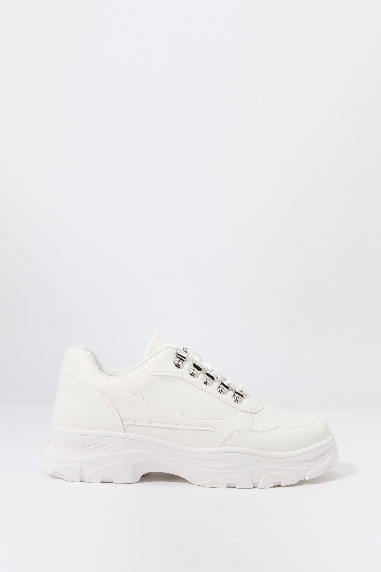 D-Ring Lace Up Chunky Sneaker