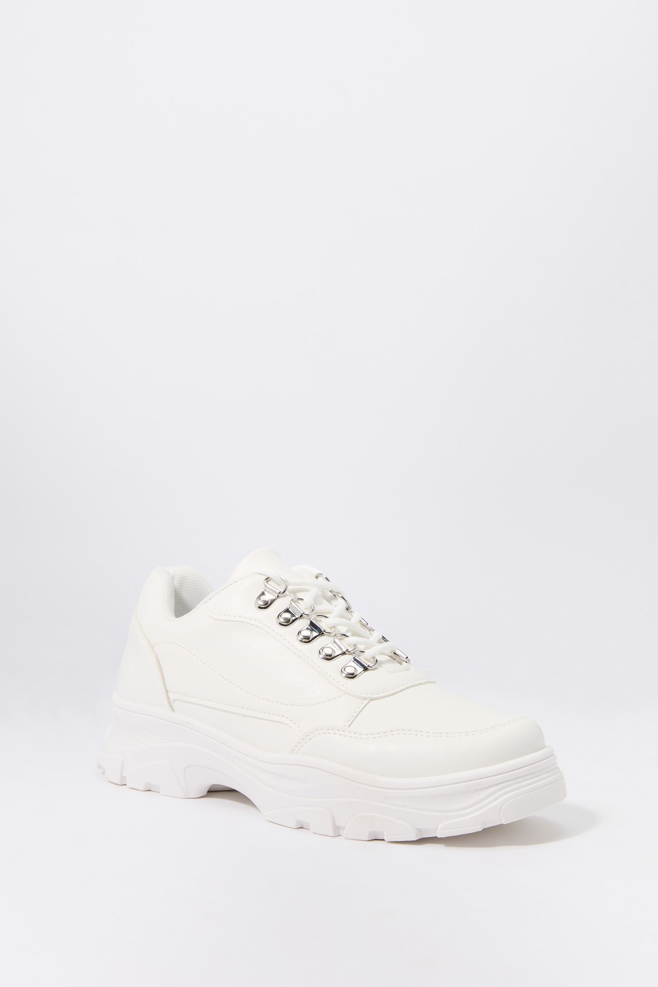 D-Ring Lace Up Chunky Sneaker