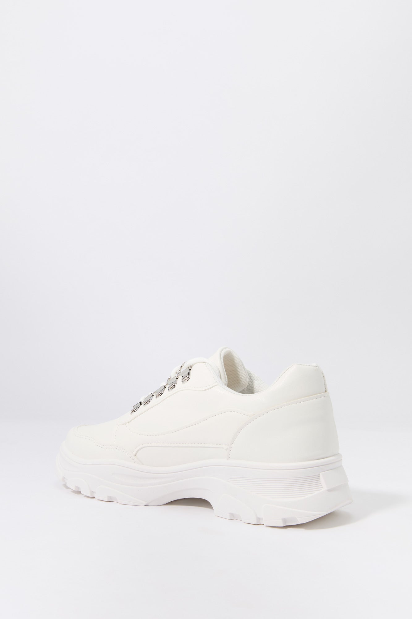 D-Ring Lace Up Chunky Sneaker