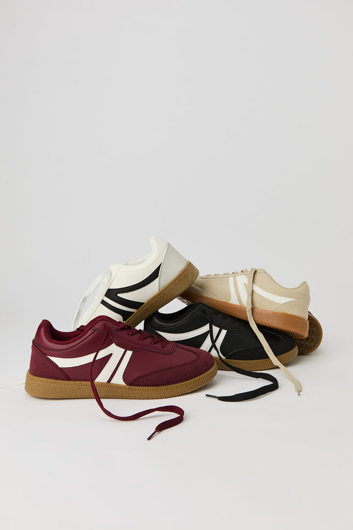 Espadrilles rétro avec semelles de caoutchouc