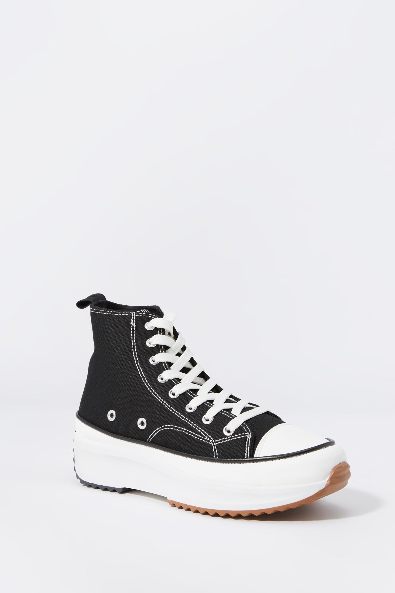 High Top Lace Up Platform Sneaker