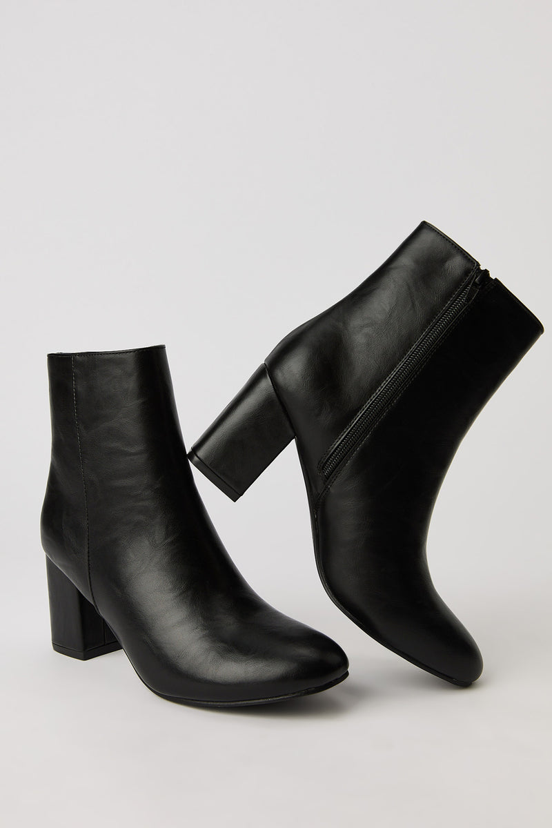 Block Heeled Booties