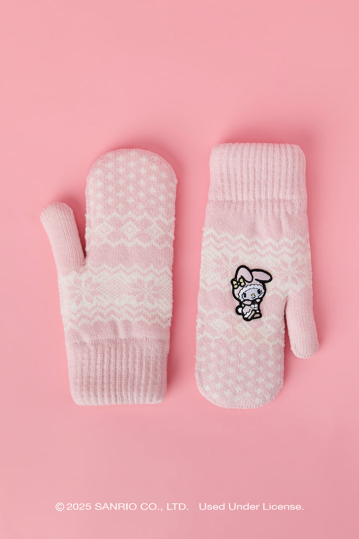 My Melody™ Lined Knit Mittens