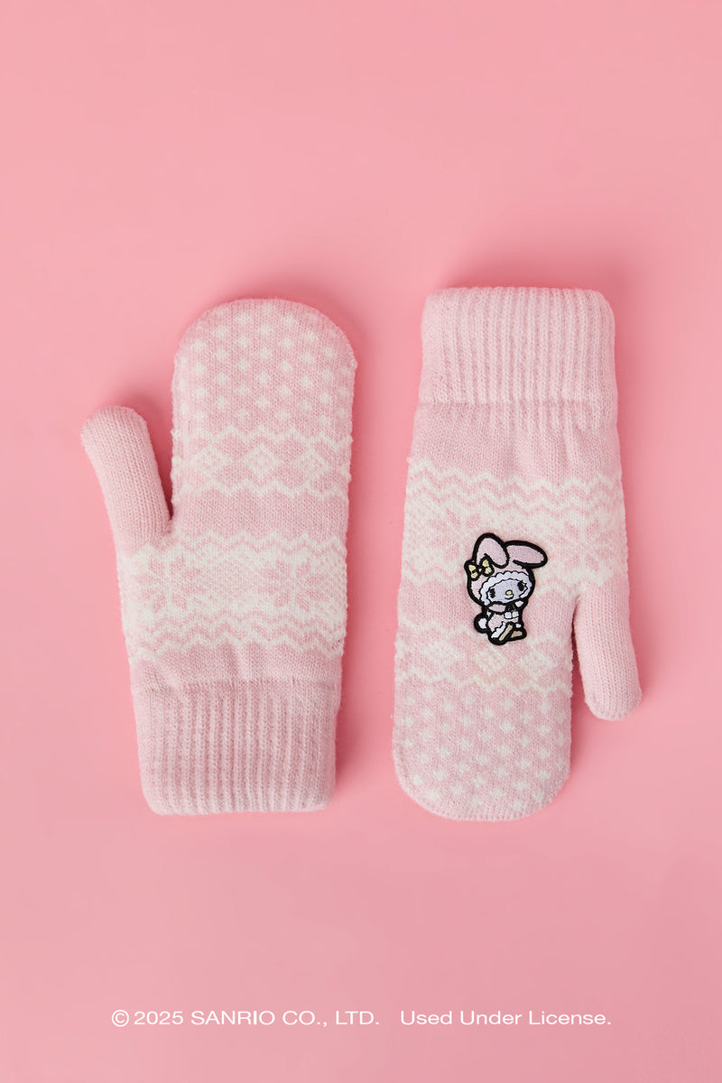 My Melody™ Lined Knit Mittens