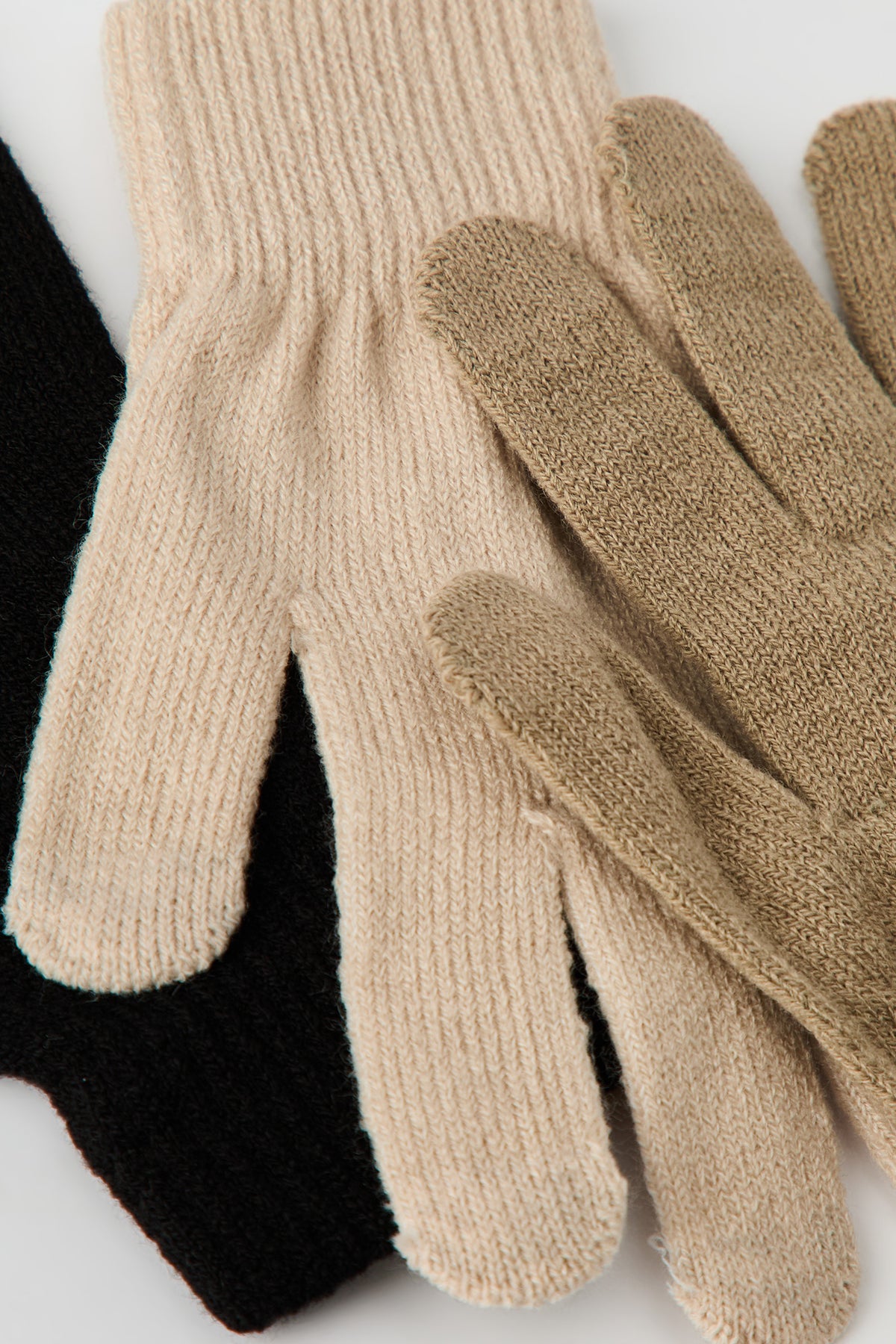 Alt View 2. Touch Screen Gloves (3 Pack) - Oatmeal