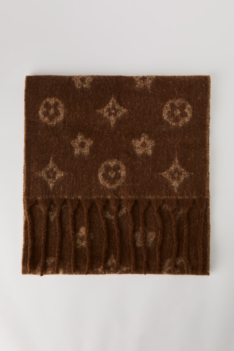 Écharpe en tissu bouclé à imprimé Status