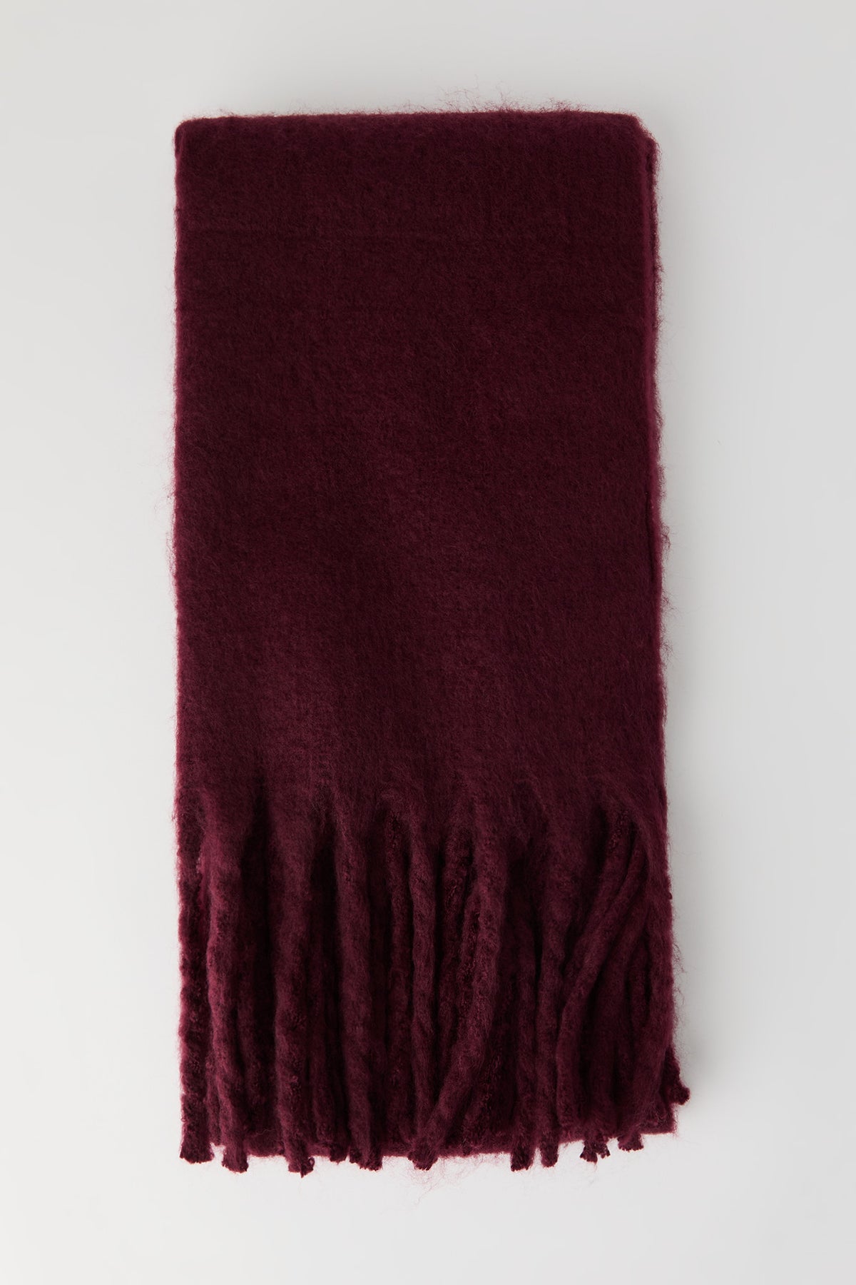 Vue alternative 2. Écharpe en tricot uni