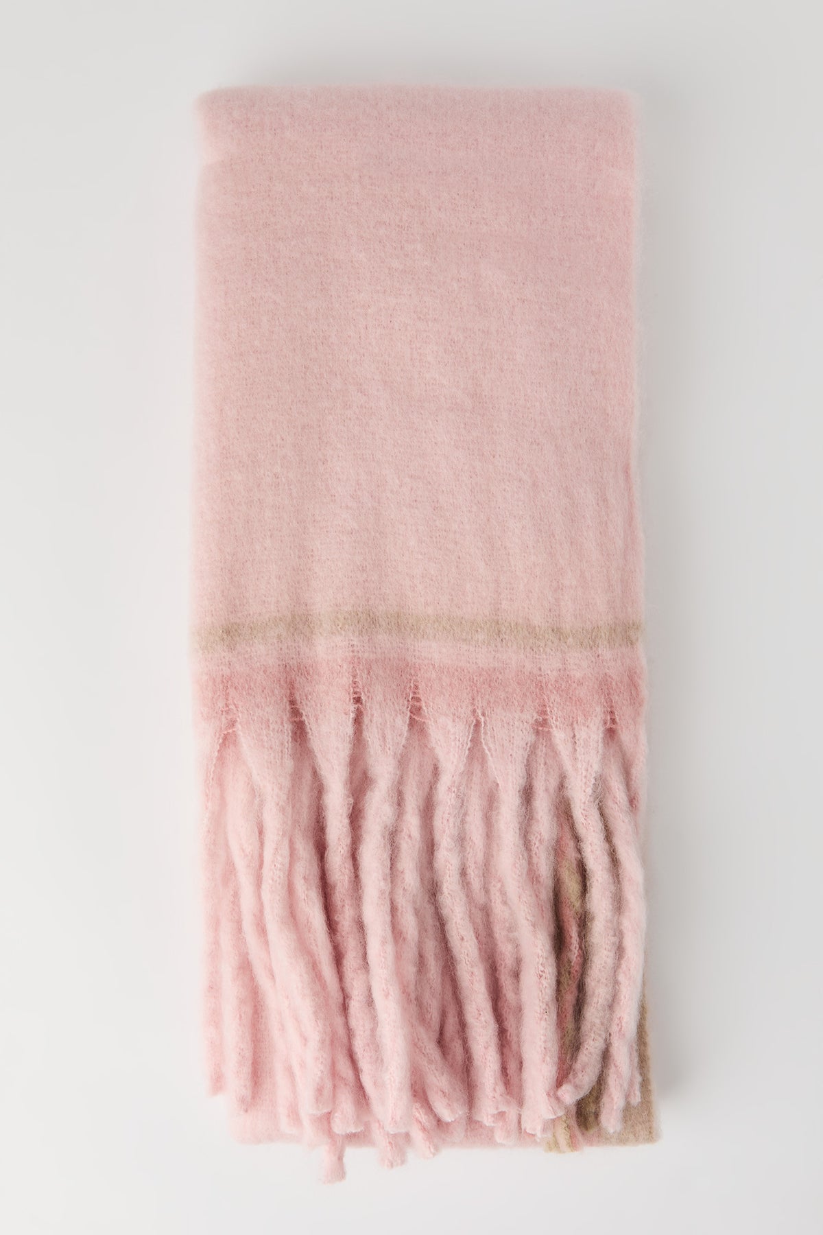 Plaid Scarf - Pink