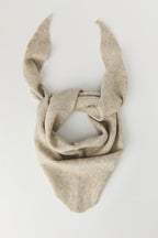 Knit Triangle Scarf