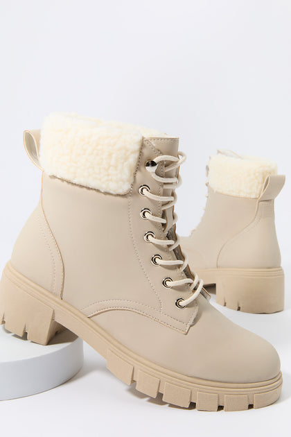 Bottes lacees best sale