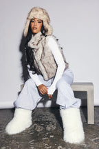 Bottes en similifourrure
