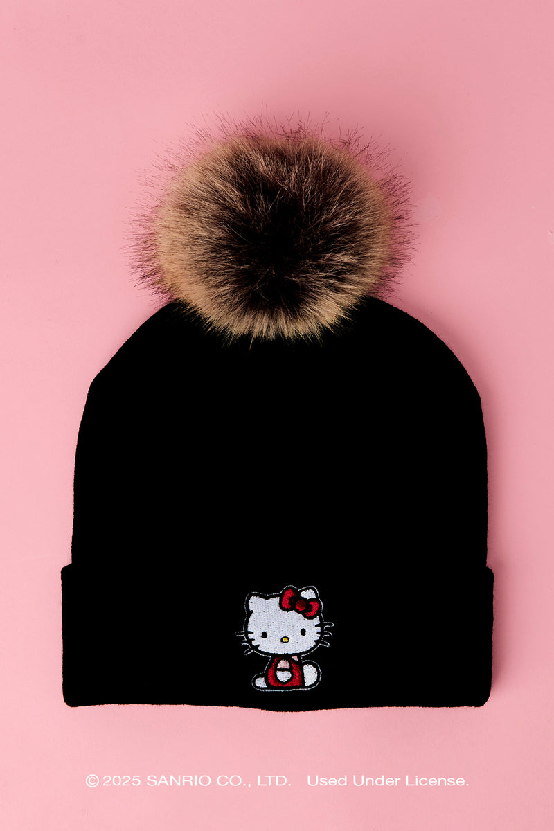 Tuque en tricot avec empiècement Hello Kitty®