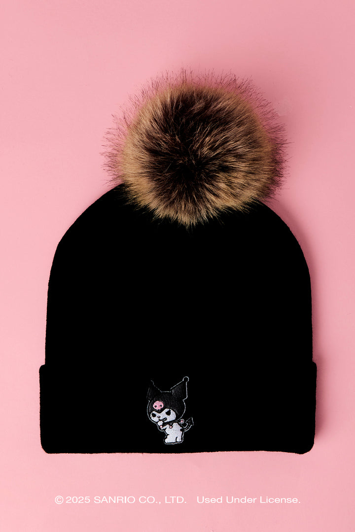 Tuque en tricot avec empiècement Kuromi™ 