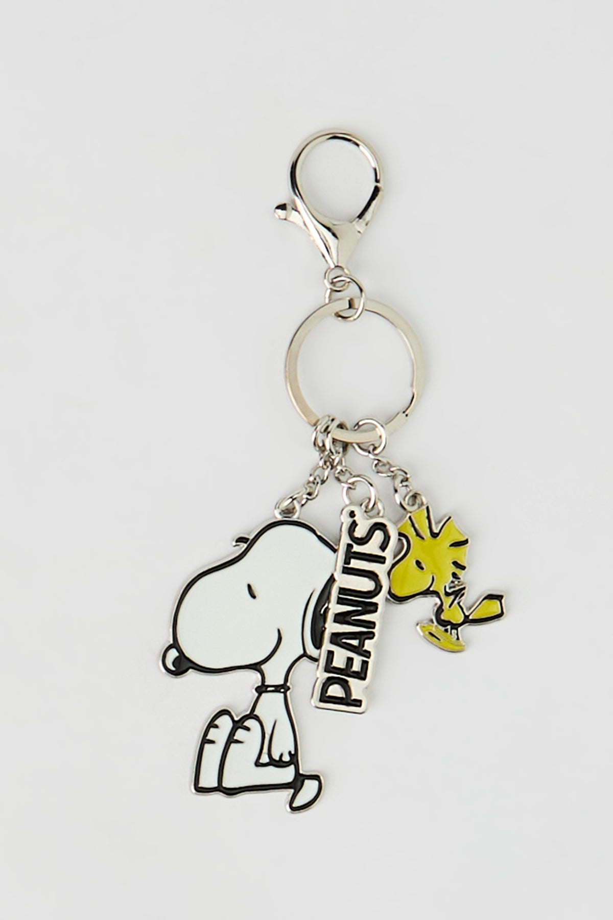 Alt View 4. Peanuts Snoopy Beanie Gloves & Keychain Set - Black
