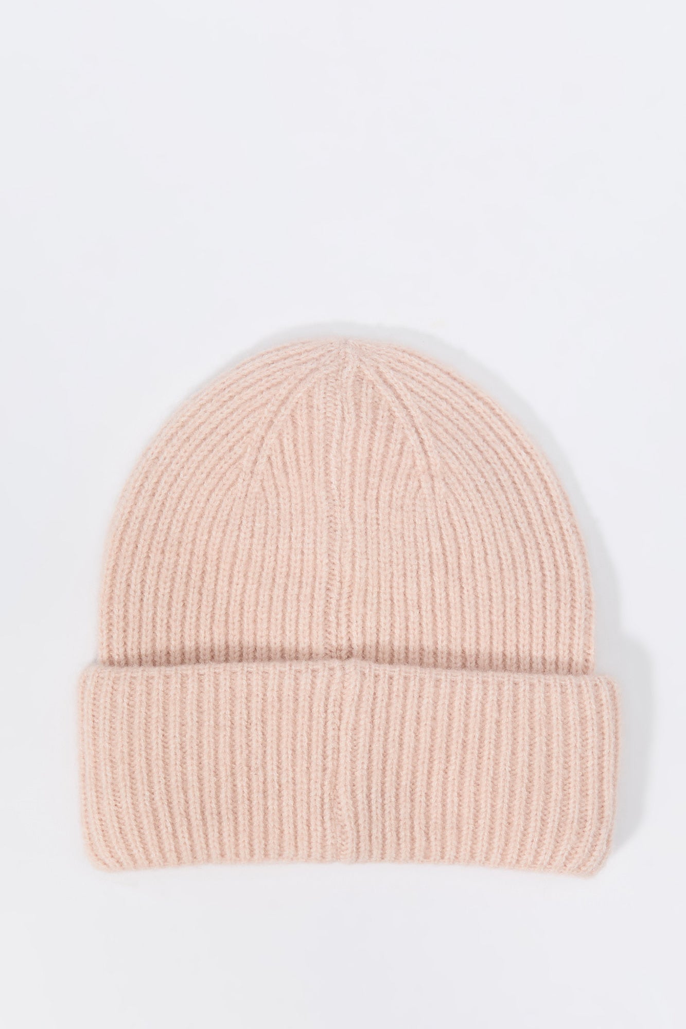 Tuque en tricot avec motif brodé LA