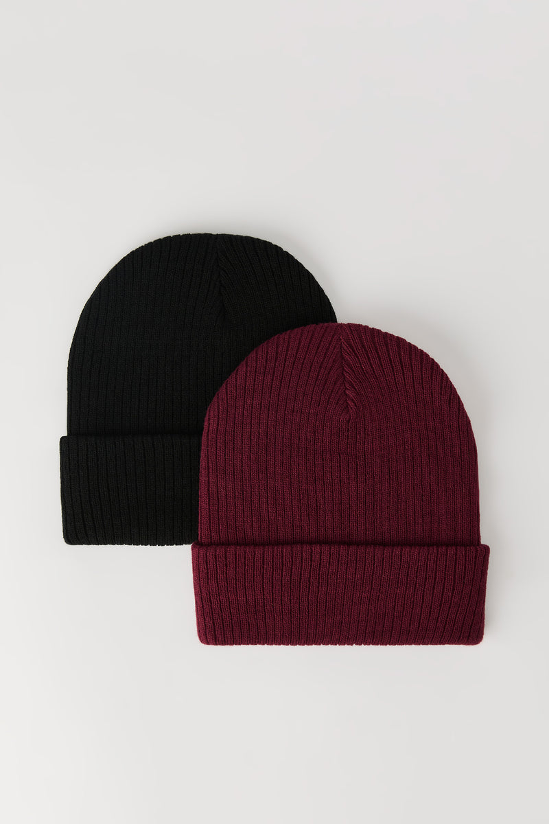 Tuque côtelée (Paquet de 2)