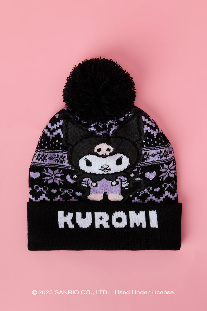 Kuromi™ Jacquart Knit Beanie