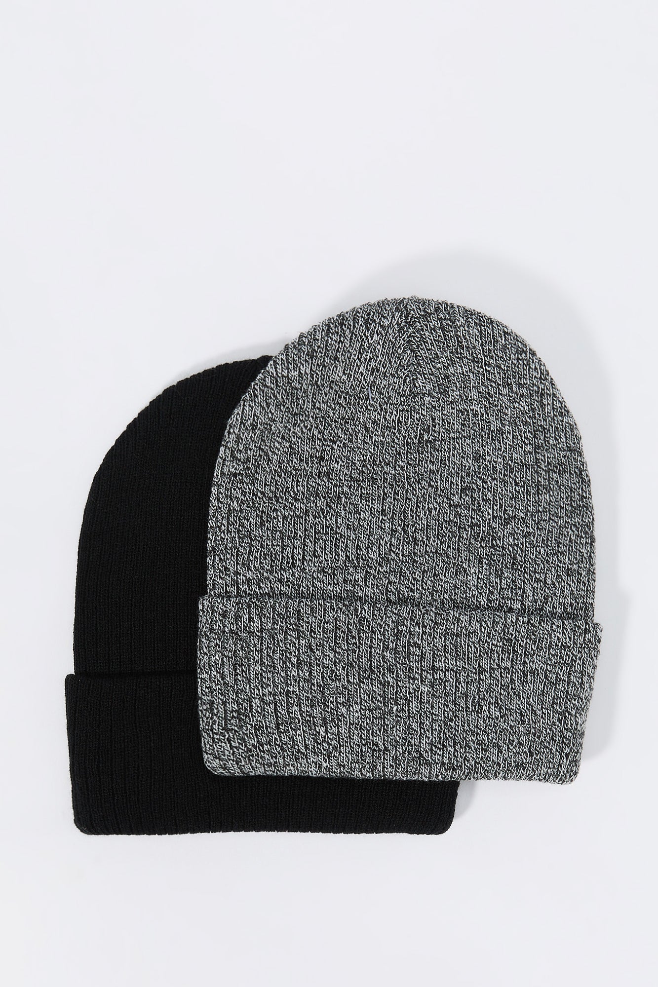 Ribbed Knit Beanie (2 Pack)