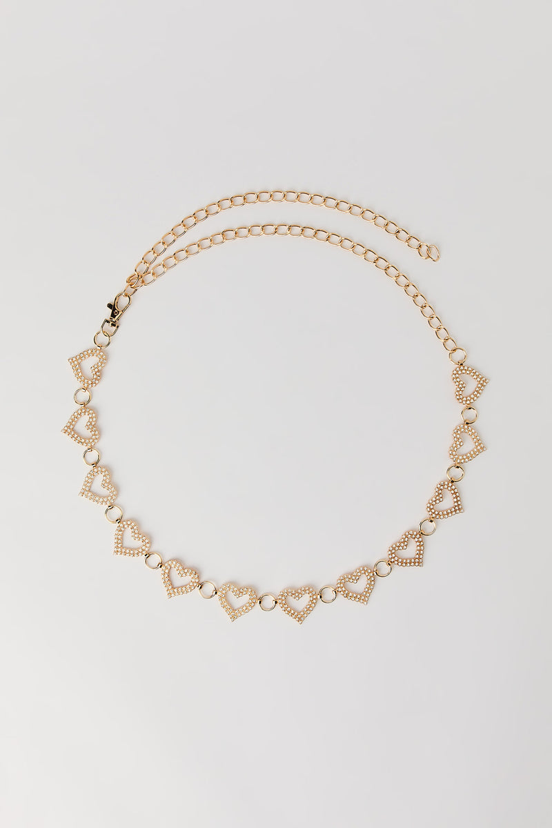 Ceinture en chaîne et pierres du Rhin