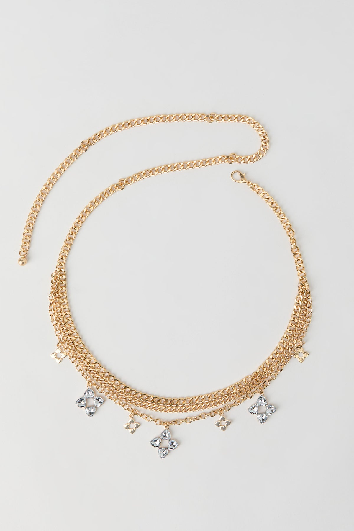 Layered Chain Belt - Gold