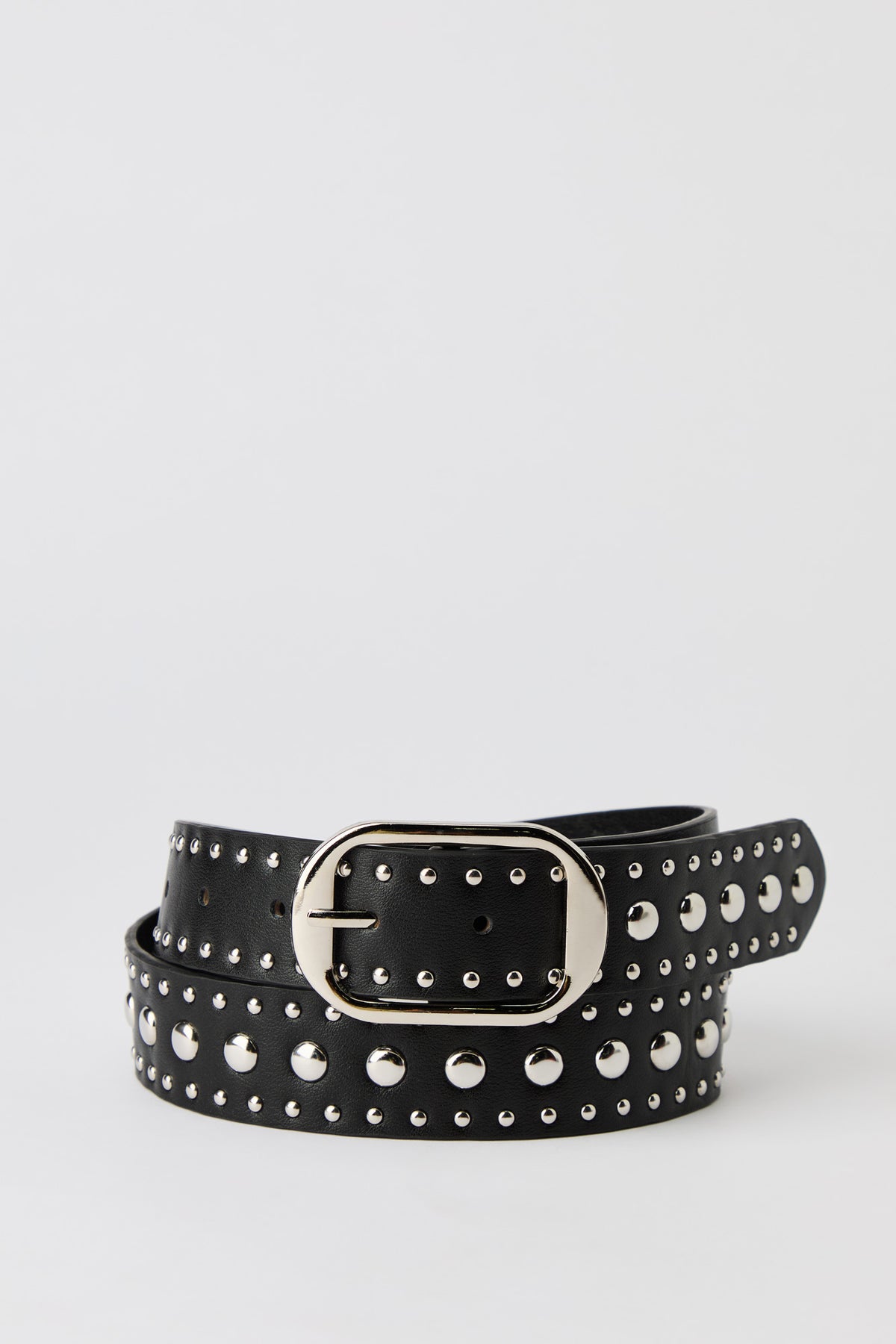 Studded Belt - Solid Black
